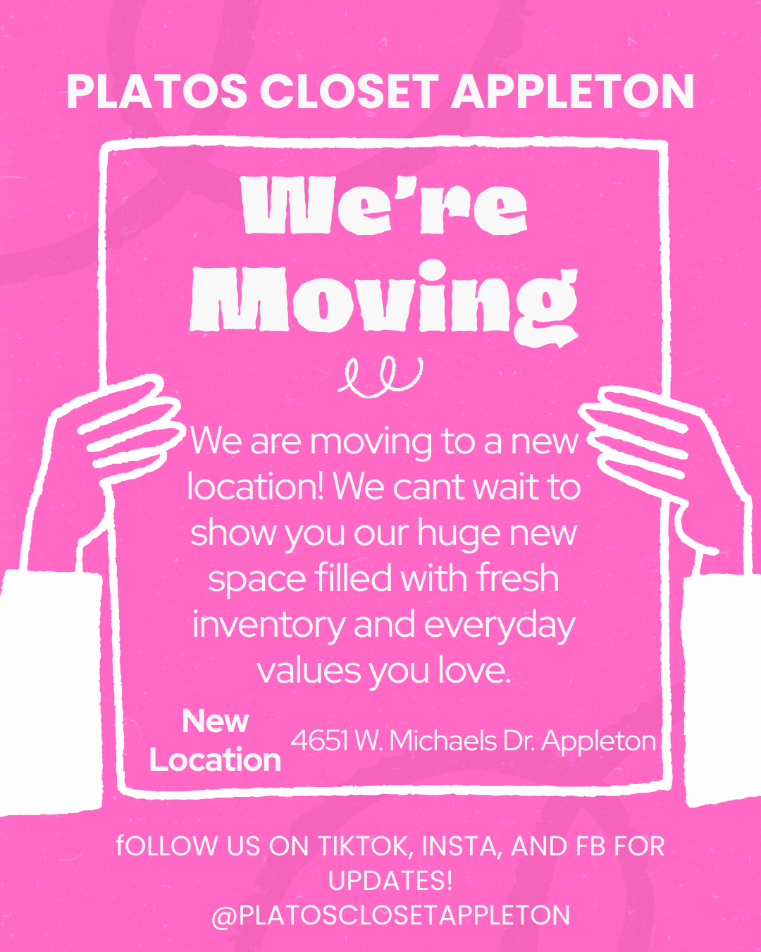 WERE MOVING & EXPANDING
